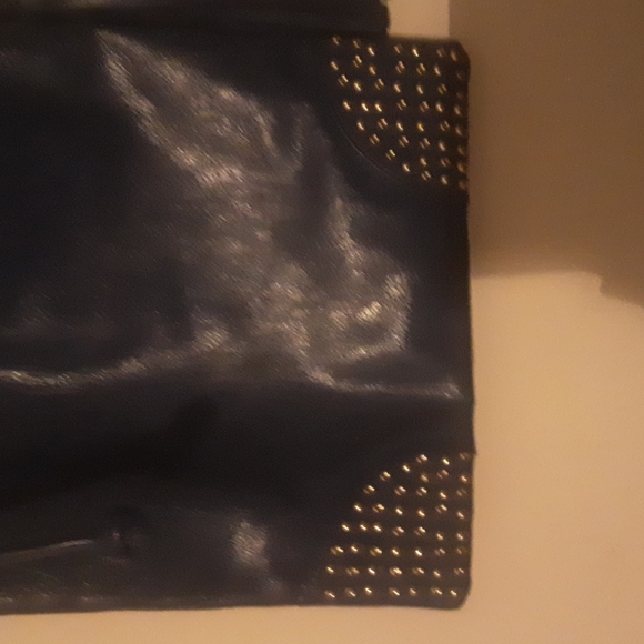 Steve Madden Studded Large Tassel Vegan Leather Shoulder Bag - Picture 2 of 10